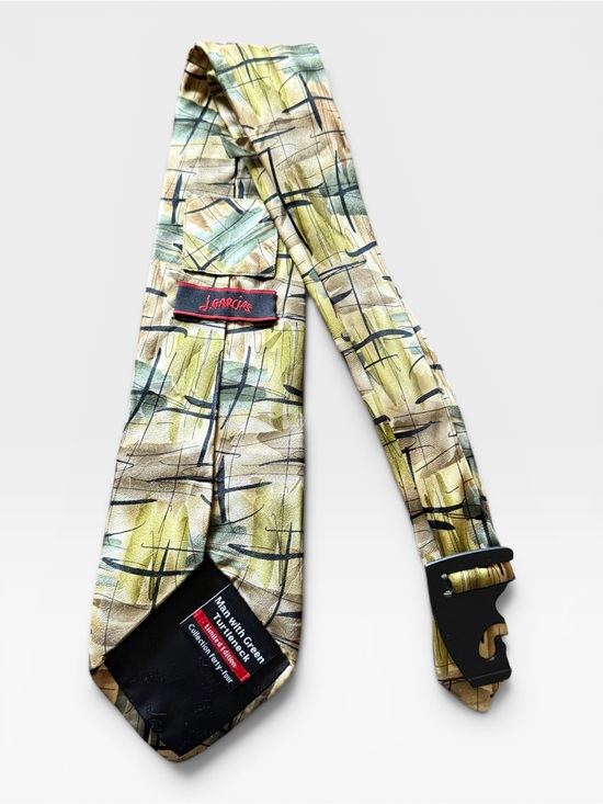 J. Garcia Other - Limited Edition J. Garcia 100% Silk Necktie Titled "Man With Green Turtleneck"